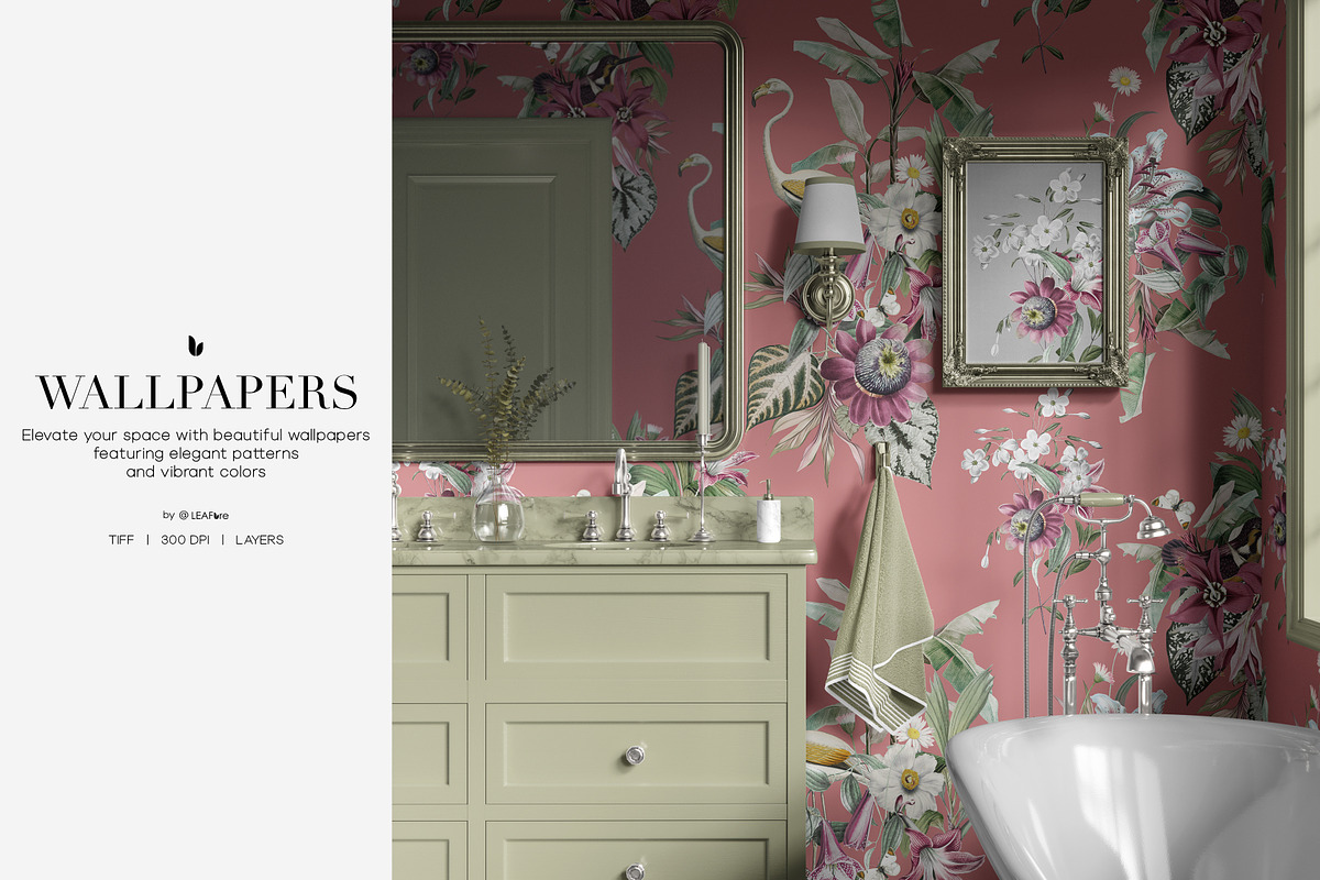 Tropica Pattern And Motifs, a Pattern Graphic by LEAFure (Photo 9 of 9)