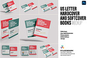 Hardcover and Softcover Books Mockup, a Books & Magazine Mockup by Illusiongraphic (Thumbnail 1 of 22)
