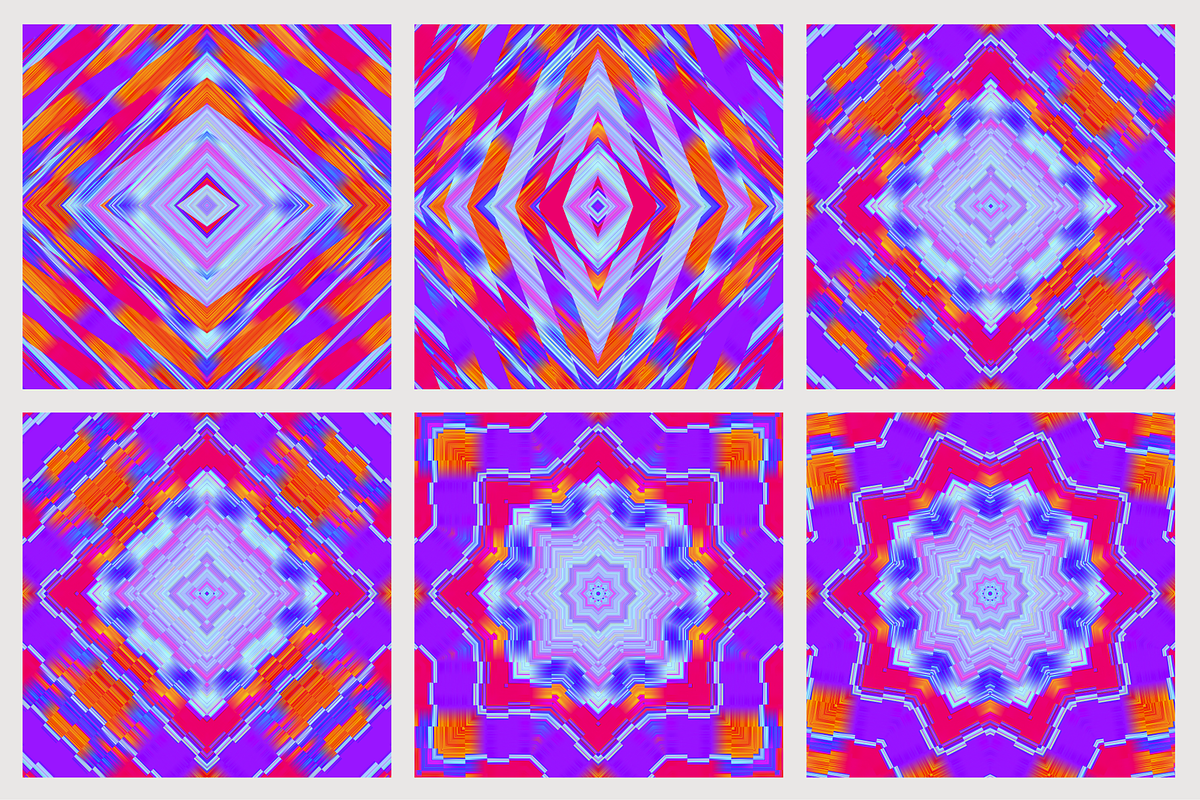 Cyber Mandala Digital Art Pack, a Texture Graphic by Hello Mart (Photo 5 of 7)