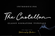 The Castellon, a Script Font by Sibelumpagi Studio (Thumbnail 1 of 17)