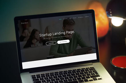 Branded - Startup Landing Page