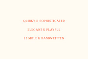 Quarterly - Quirky Handwritten Font, a Serif Font by Tom Chalky (Thumbnail 3 of 10)