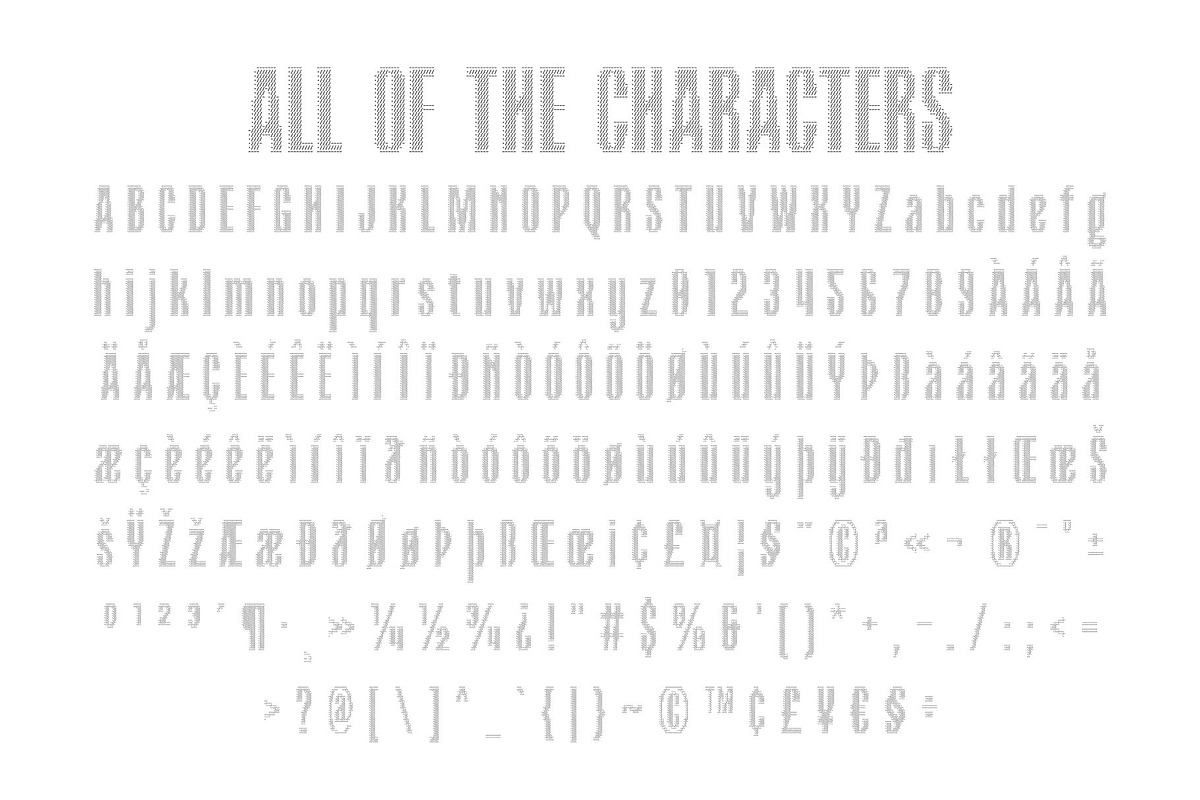 CS Brigham Ascii, a Sans Serif Font by Craft Supply Co. (Photo 8 of 8)