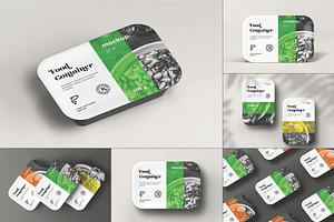 Food Container Mockup, an Advertising Mockup by DesignRushMarket