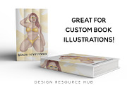 Procreate Drawing Guide: Curvy Girls, a Shape Add-On by Design Resource Hub (Thumbnail 9 of 10)