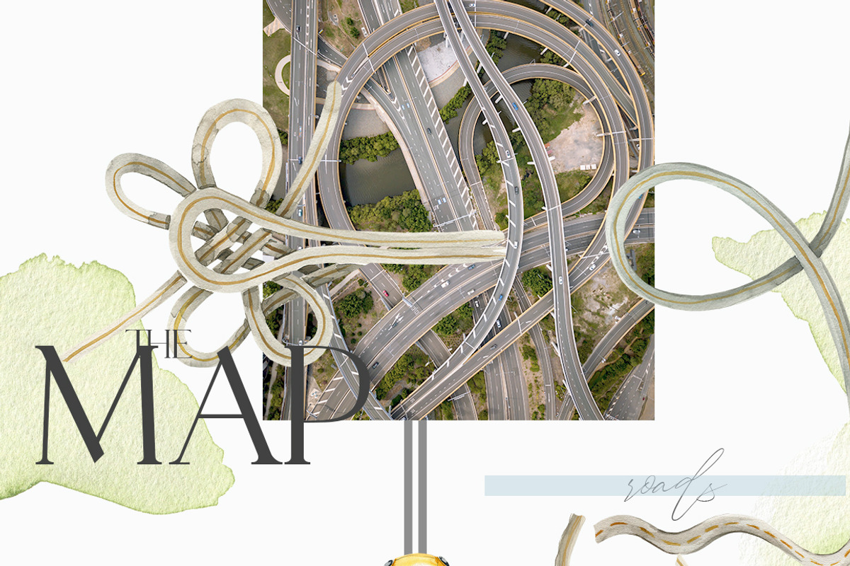 Map creator Wedding City street, a Decorative Illustration by 60secondsArt (Photo 2 of 15)