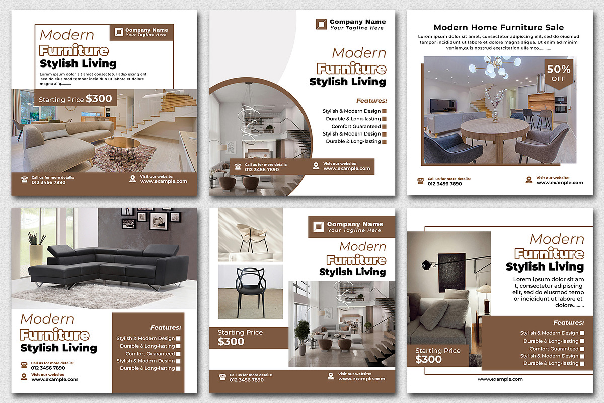 Furniture | 50 Posts | Insgram Posts, a Social Media Template by Mohammad Sarfaraz (Photo 7 of 7)