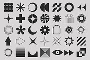 BRUTALIST SHAPES VECTOR SET, a Pattern Graphic by craftlove (Thumbnail 6 of 8)