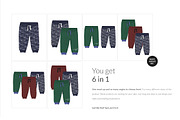 Baby Cotton Pants Mock-ups Set, a Bottom Mockup by Mocca Mockups Store (Thumbnail 5 of 22)
