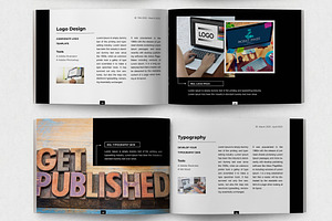 Landscape Magazine Template Design