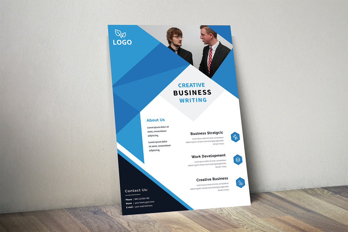 Corporate Business Flyer Template, a Flyer Template by UI_Expert (Photo 3 of 3)