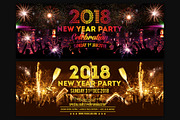 New Year Facebook Cover, a Social Media Template by Creative  designer (Thumbnail 4 of 7)