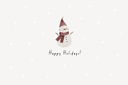 Watercolor Christmas Gnomes, a Decorative Illustration by Cute And Wild (Thumbnail 8 of 8)