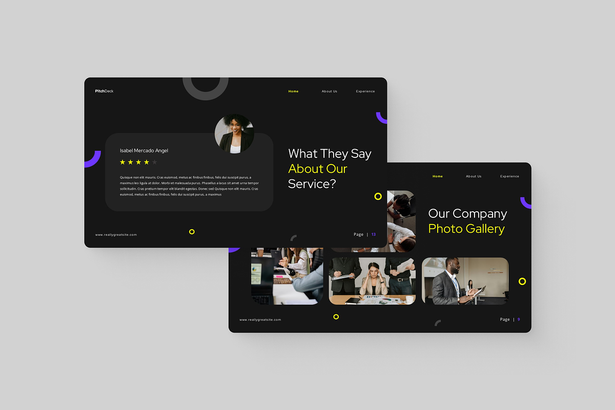 Creative Pitch Deck Google Slides, a Presentation Template by Annora Studio (Photo 4 of 5)