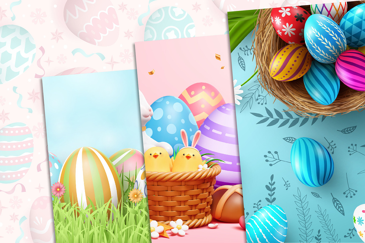 Happy Easter Day Background, a Background Graphic by Digital Studio (Photo 2 of 5)