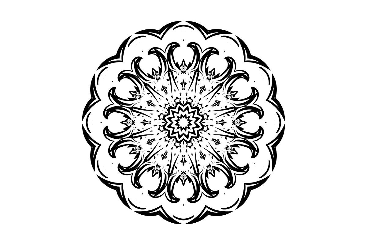 Artistic Mandala Vector Collection, a Decorative Illustration by NJ Himel (Photo 23 of 101)
