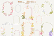 Spring Whimsical Watercolor Clipart, a Seasonal Illustration by Adora ARTS (Thumbnail 6 of 10)