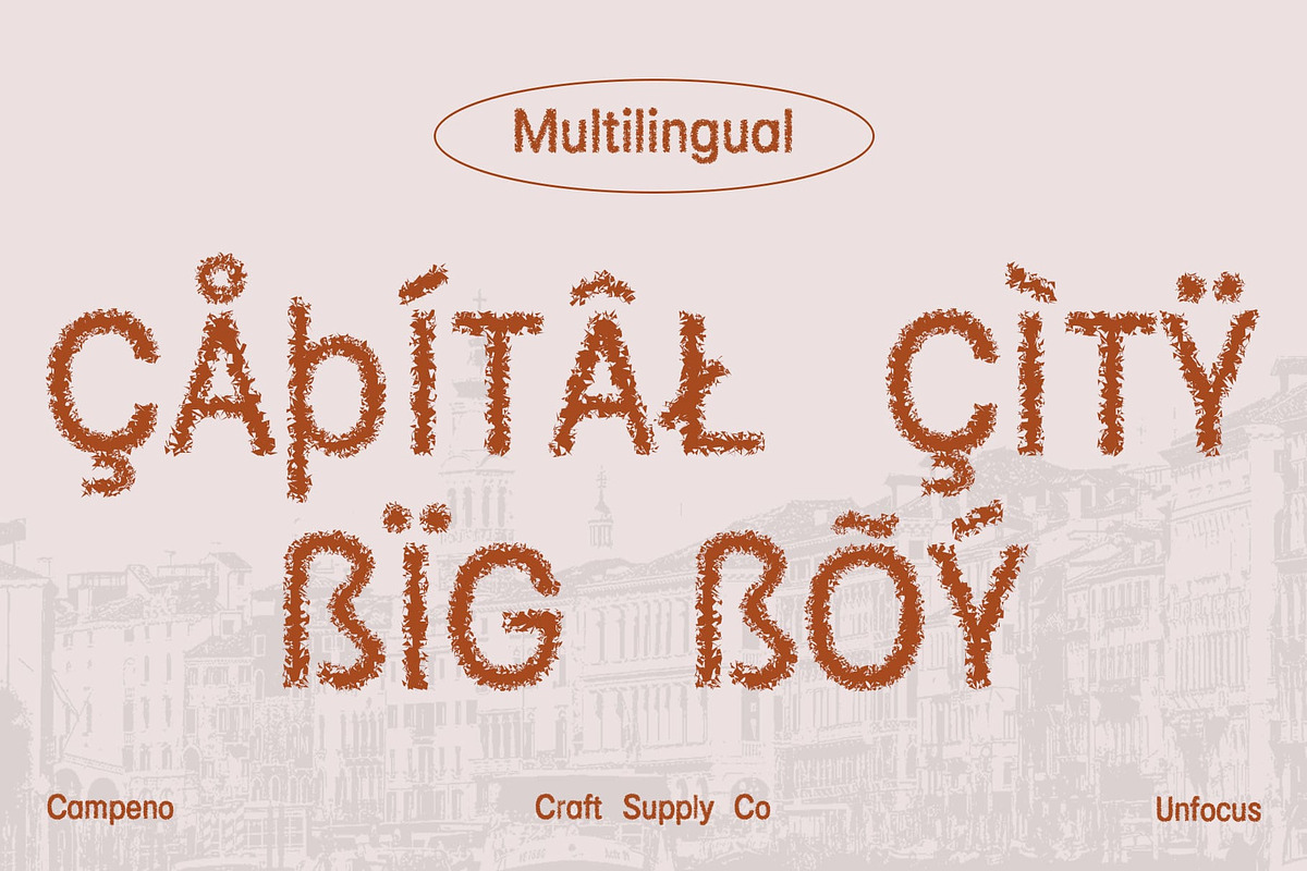 Campeno Unfocus, a Sans Serif Font by Craft Supply Co. (Photo 6 of 8)