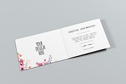 Horizontal Greeting Card Mockups, a Print Template by 2dsight (Thumbnail 2 of 8)