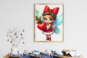 Christmas Cute Fairy Sublimation