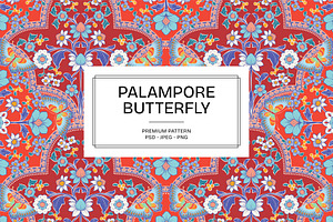 Palampore Butterfly Batik Print