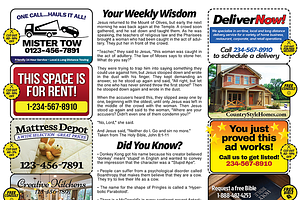 2 Page Newspaper Template