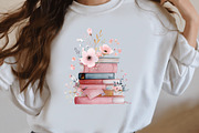 Watercolor Pink Books and Frames, an Education Illustration by Designworld (Thumbnail 7 of 9)