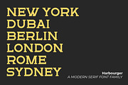 Harbourger Serif Font Family, a Serif Font by Artiveko (Thumbnail 7 of 8)