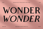 Vendeur Blur, a Serif Font by Craft Supply Co. (Thumbnail 2 of 8)