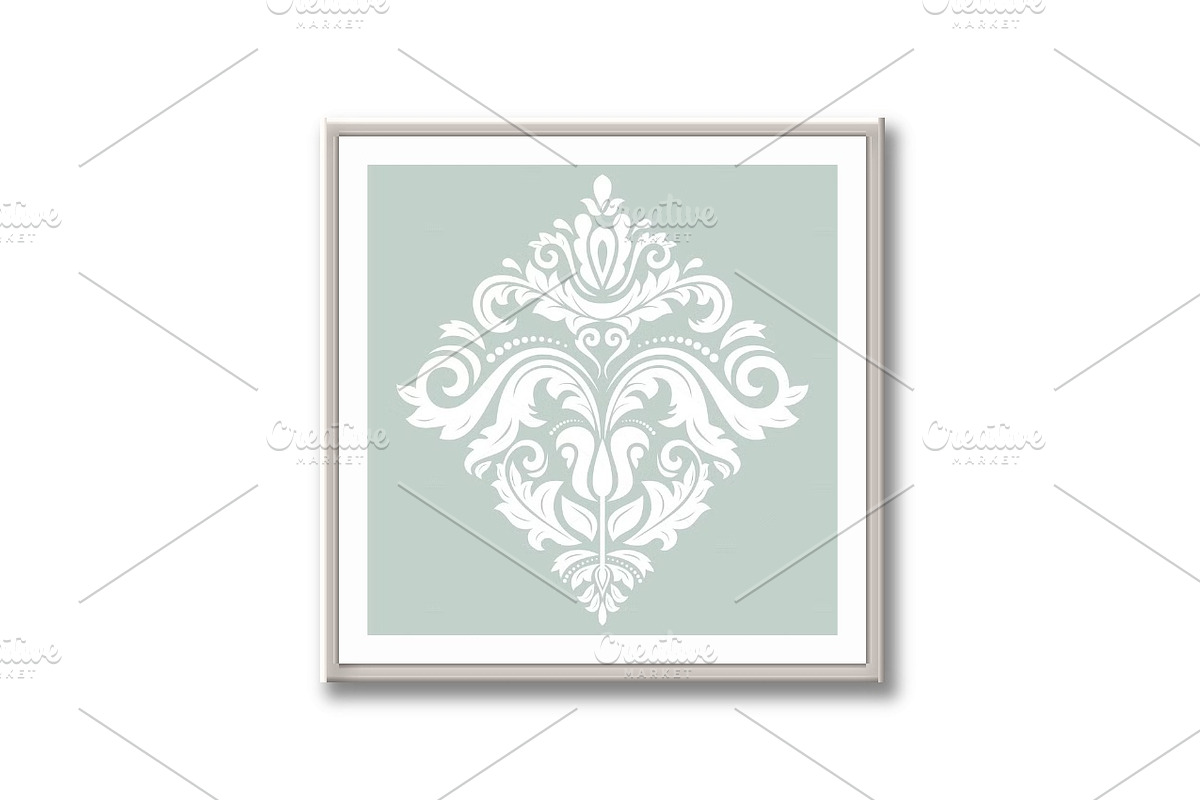 Orient Abstract Vector Pattern, a Pattern Graphic by FineArtStudio (Photo 2 of 3)