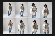 Hoodie Mock-Up Set, a Hoody Mockup by Freeman Studio (Thumbnail 7 of 16)