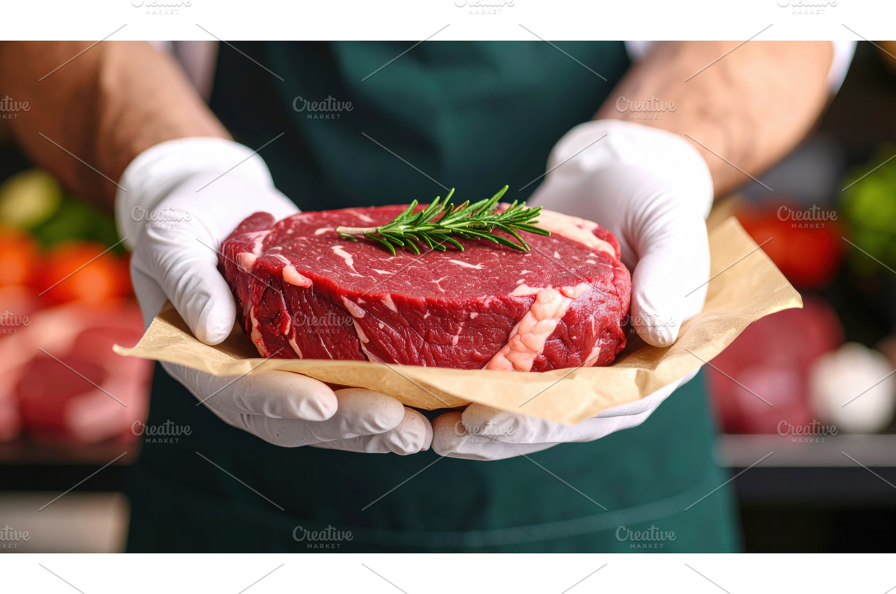 High-quality fresh raw steak, a Food & Drink Photo by Igor Tichonow