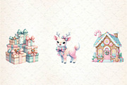 Pastel Preppy Christmas Sublimation, an Illustration by CreationArt (Thumbnail 5 of 5)