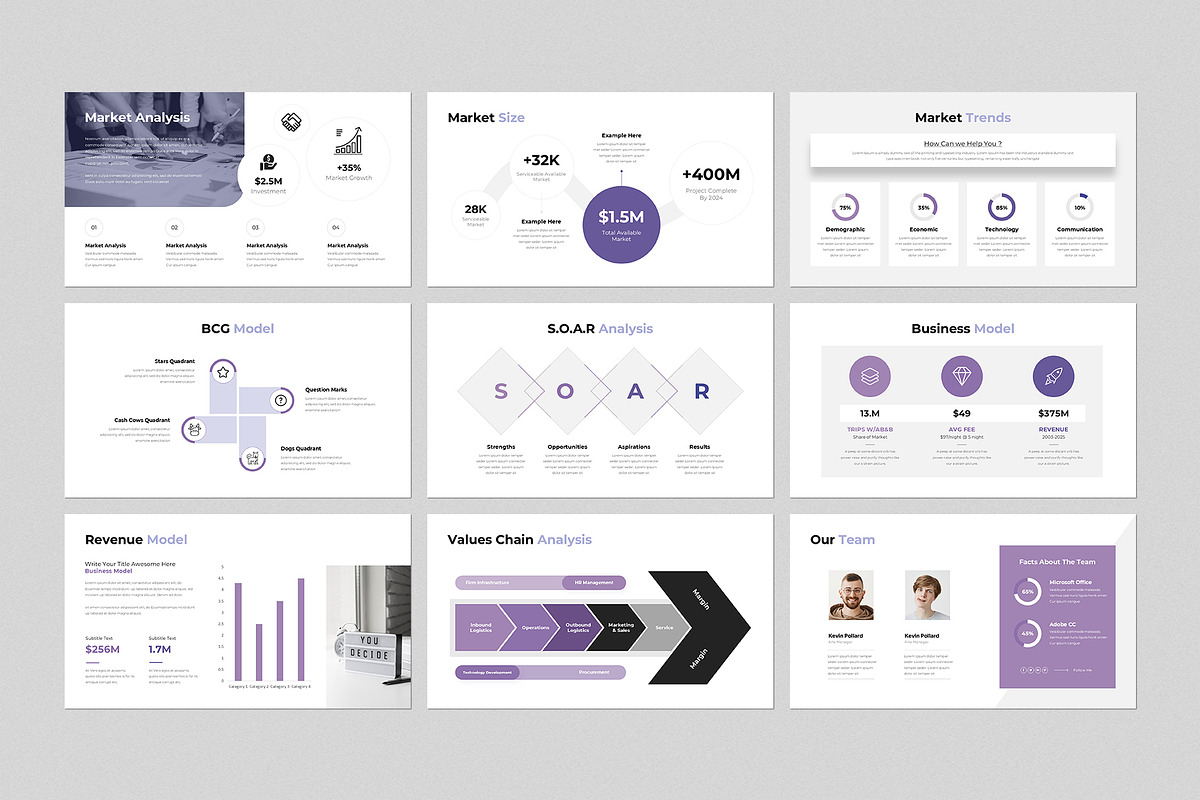 Business Presentation Template, a Presentation Template by GenerousArt (Photo 3 of 8)