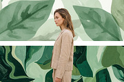 Leaves Textured Backgrounds, a Background Graphic by M9 Design (Thumbnail 3 of 9)