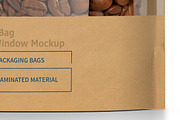 Kraft Paper Bag with Window Mock-up, a Packaging Mockup by Reformer Mockup (Thumbnail 7 of 7)