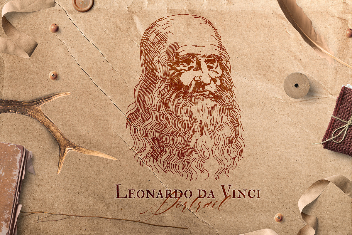 DA VINCI RENAISSANCE SKETCHES, an Object Illustration by Luna Dreams (Photo 7 of 16)