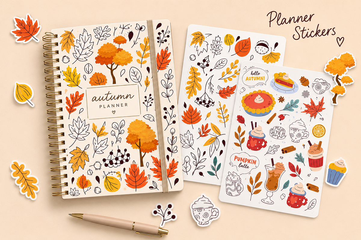 Autumn Clipart Illustrations, a Seasonal Illustration by Anna Studio (Photo 4 of 11)