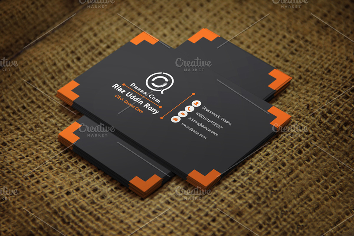 Ornat Business Card Template, a Business Card Template by Dueza.Com (Photo 1 of 3)