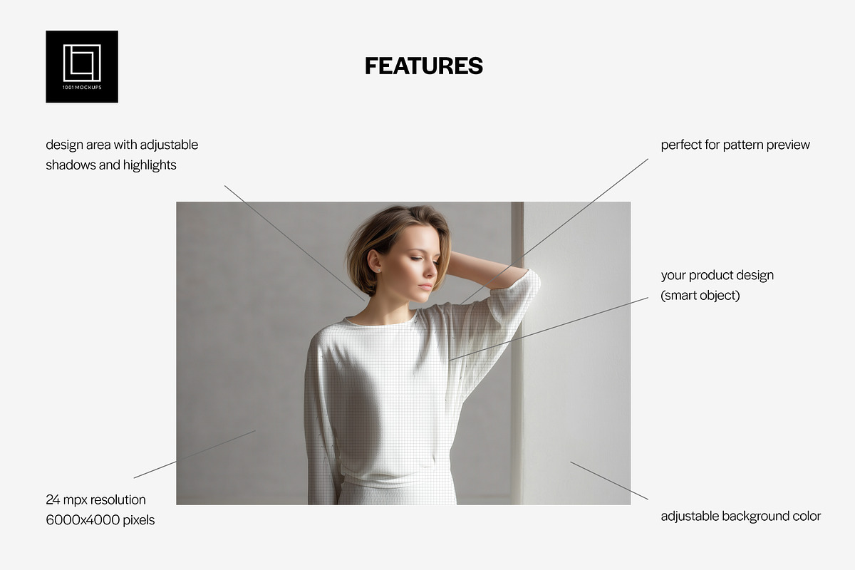 Long Sleeve Knitted Dress Mockup, a Shirt Mockup by 1001 mockups (Photo 2 of 7)