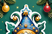 10 Festive Clown Ornaments Bundle, an Illustration by ETARA by Mea Hau (Thumbnail 5 of 6)