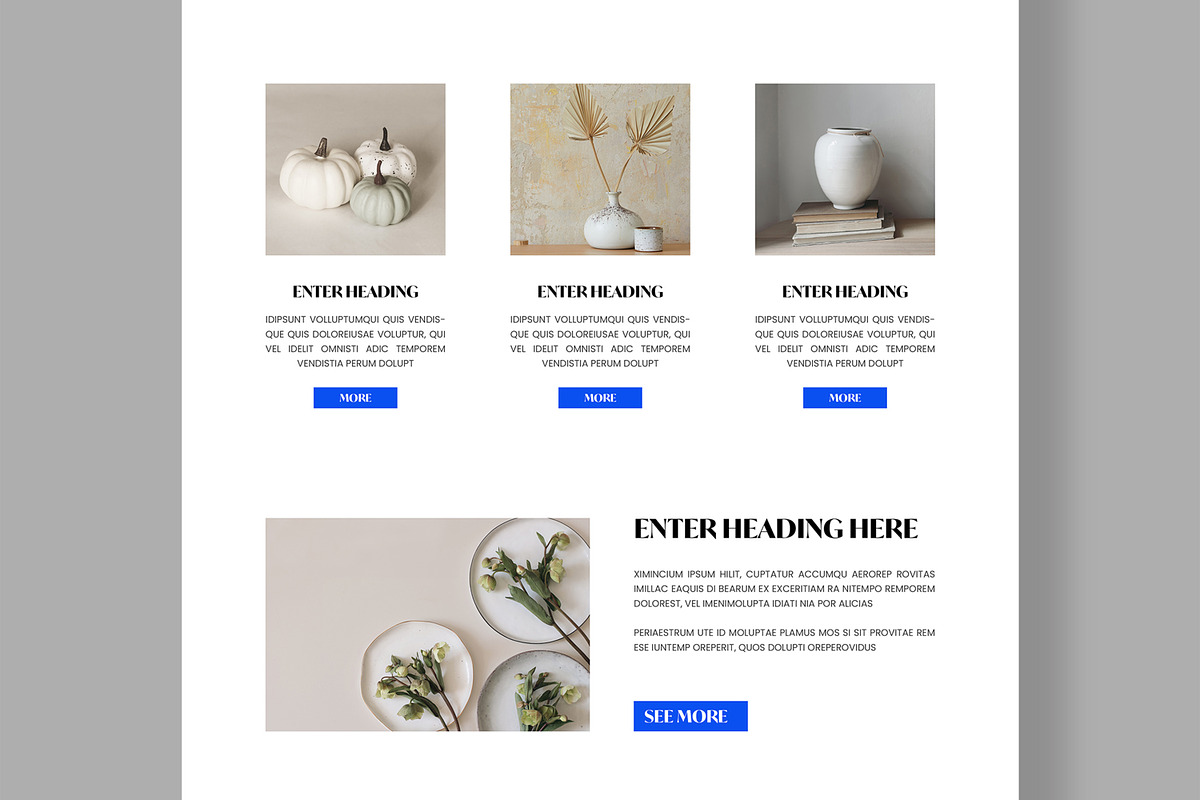 Clean and Minimal Email Newsletter, an UI Kit Template by MightyDesign (Photo 3 of 9)