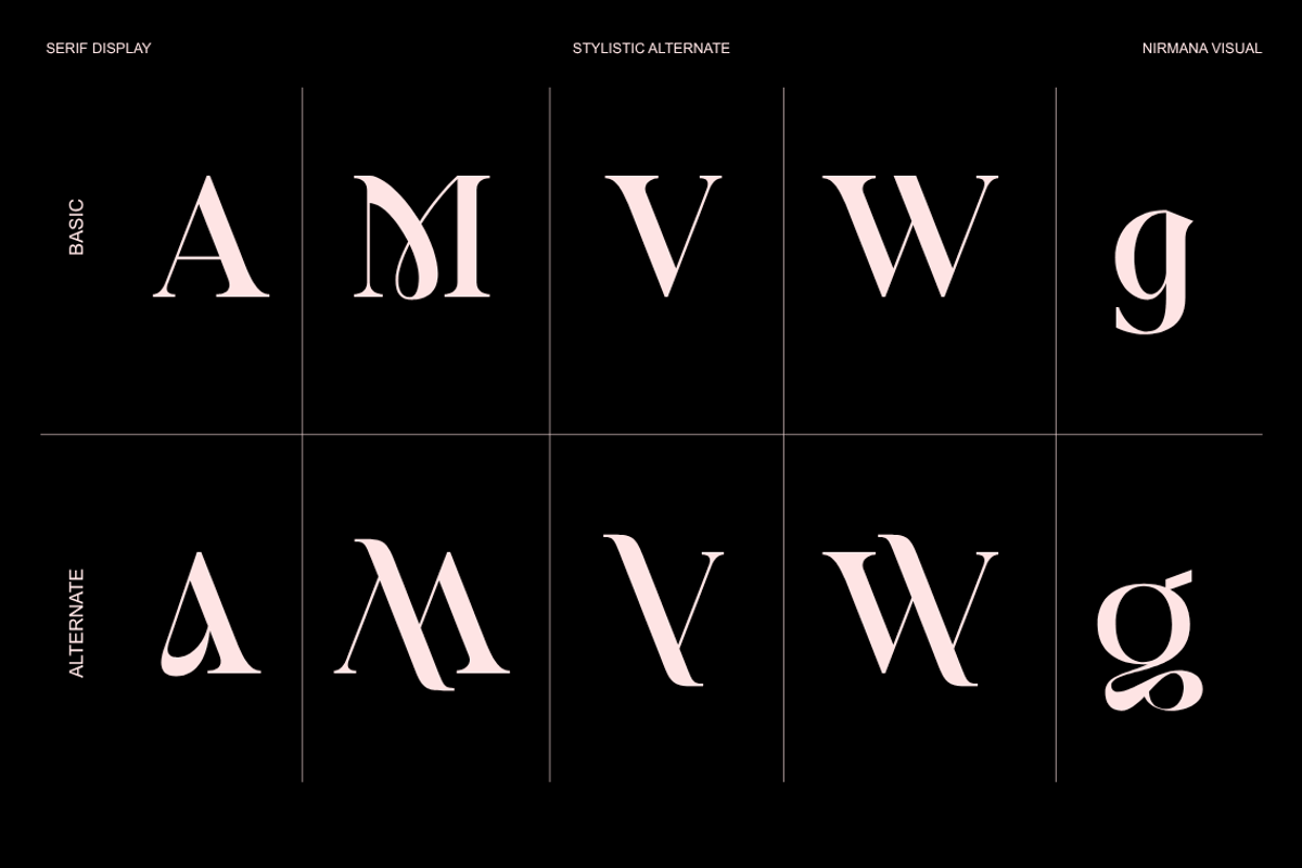Heroma - Modern Ligatures Font, a Serif Font by Nirmana Visual (Photo 6 of 8)
