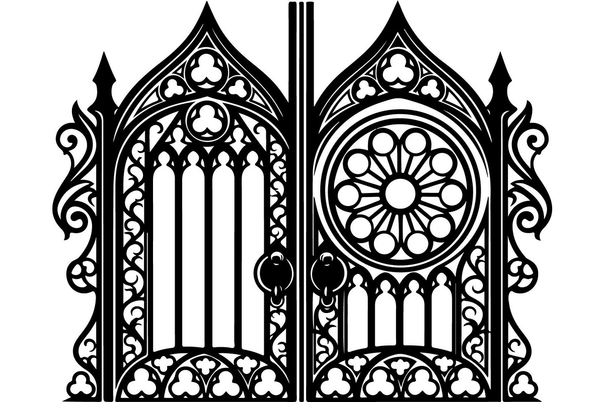 Luxury Ornamental Gate Bundle, a Decorative Illustration by Creativeshirt (Photo 2 of 13)