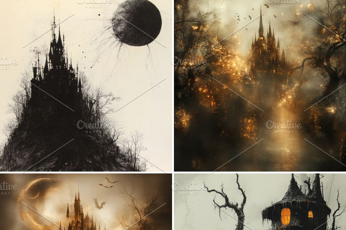 Haunted Worlds, a Seasonal Illustration by pictures for you (Photo 10 of 32)