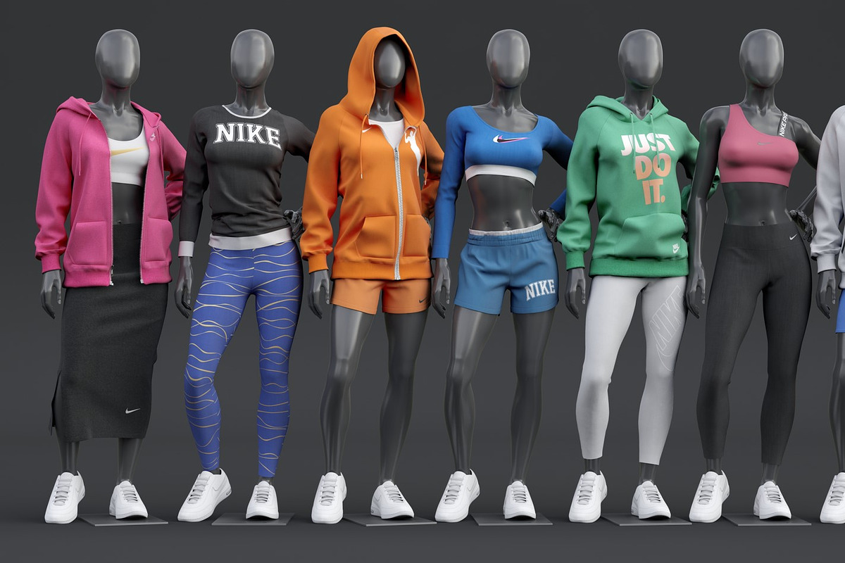 Female mannequin in clothes POSE 1, a Characters & Person 3D Model by mrGarret (Photo 2 of 45)