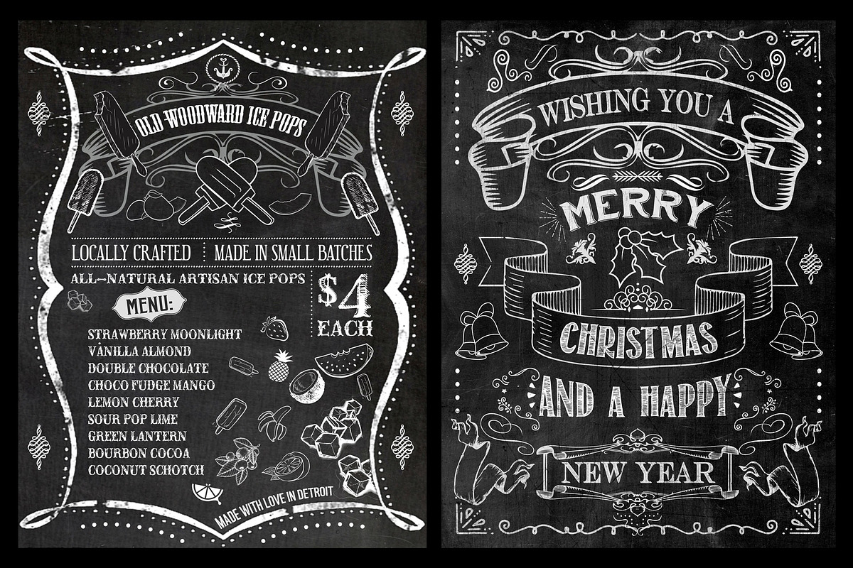 Twenty Editable Chalkboard Designs!, a Poster Template by the little wonder shop (Photo 3 of 9)