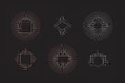 24 Art Deco Badges & Frames, an Object Graphic by Tishya Oedit (Thumbnail 5 of 5)