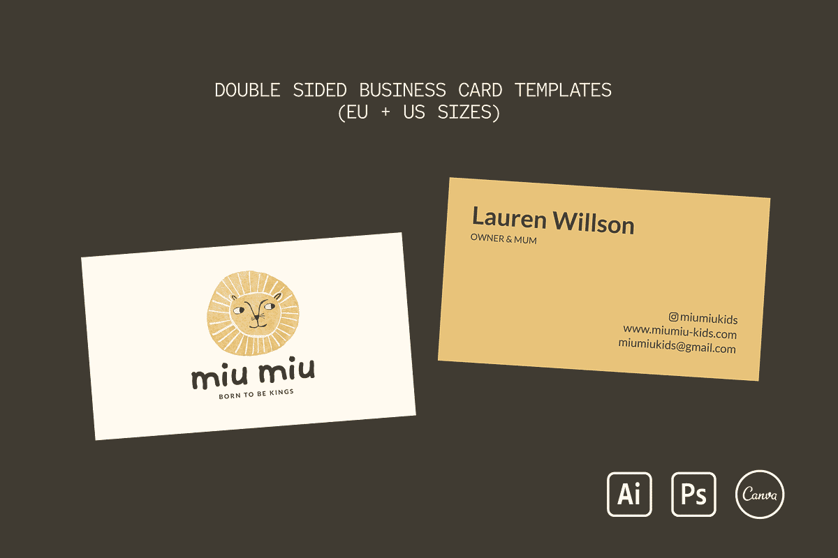Baby logos & business card templates, a Branding & Logo Template by Orca Design (Photo 3 of 6)
