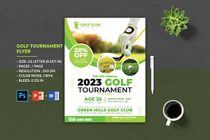 Golf Tournament Flyer Template